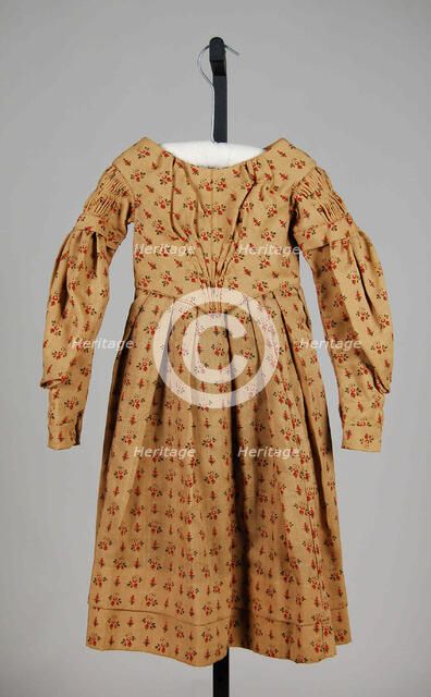 Dress, American, 1837-40. Creator: Unknown.