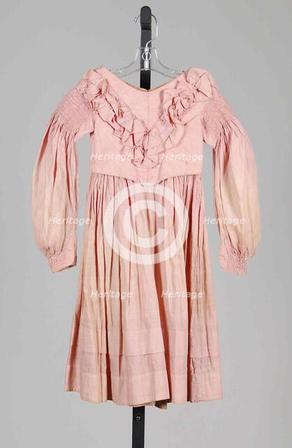 Dress, American, 1837-39. Creator: Unknown.