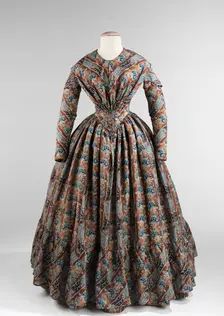 Dress, American, ca. 1843. Creator: Unknown