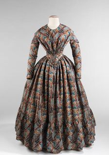 Dress, American, ca. 1843. Creator: Unknown