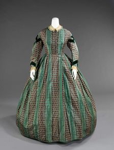 Dress, American, ca. 1865. Creator: Unknown