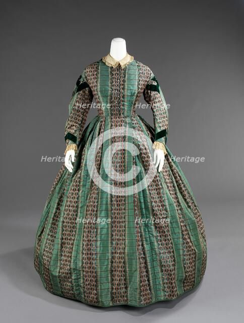Dress, American, ca. 1865. Creator: Unknown.