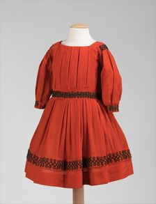 Dress, American, ca. 1865. Creator: Unknown
