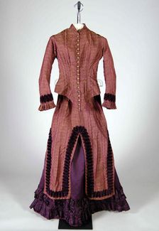 Dress, American, ca. 1883. Creator: Unknown