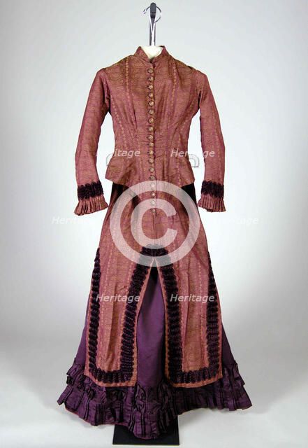 Dress, American, ca. 1883. Creator: Unknown.