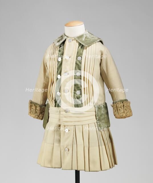 Dress, American, ca. 1885. Creator: Unknown.