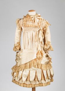 Dress, American, ca. 1885. Creator: Unknown