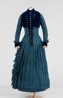 Dress, American, ca. 1885. Creator: Unknown