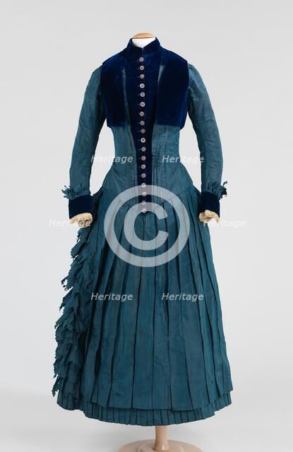 Dress, American, ca. 1885. Creator: Unknown.