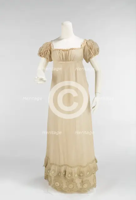 Dress, American, ca. 1810. Creator: Unknown.