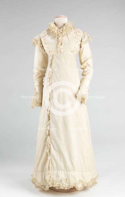 Dress, American, ca. 1820. Creator: Unknown.