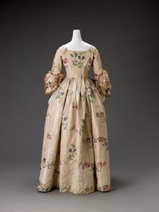 Dress, about 1750. Creator: Unknown