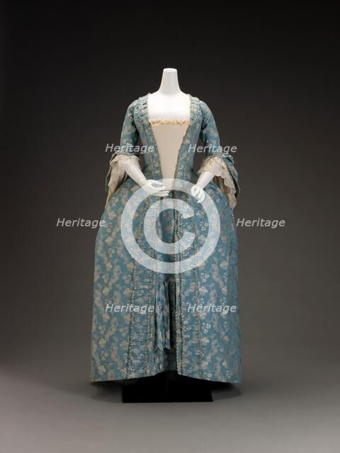 Dress, about 1760. Creator: Unknown.