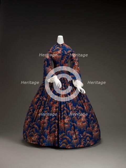 Dress, about 1860s. Creator: Unknown.