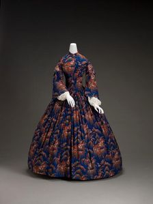 Dress, about 1860s. Creator: Unknown