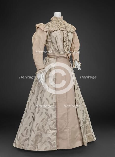 Dress (Bodice, Skirt), 1898-1900. Creator: L. P. Hollander & Co..