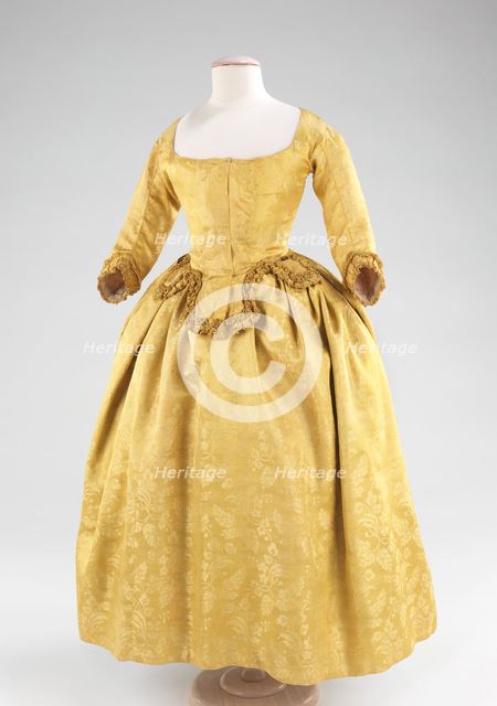 Dress, British, 1775-85. Creator: Unknown.