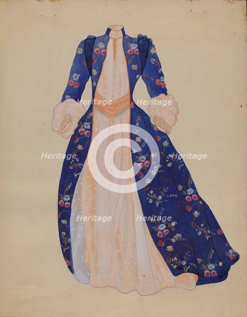 Dress, c. 1936. Creator: Charles Criswell.