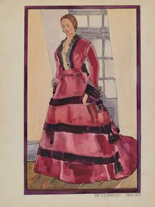 Dress, c. 1936. Creator: Arelia Arbo