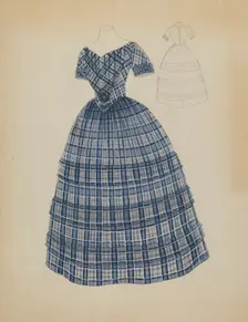 Dress, c. 1936. Creator: Bessie Forman