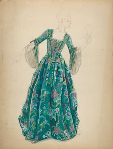Dress, c. 1936. Creator: Gwyneth King