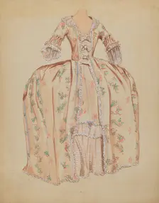 Dress, c. 1936. Creator: Dorothy Gernon