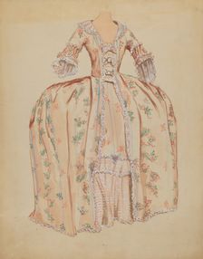 Dress, c. 1936. Creator: Dorothy Gernon