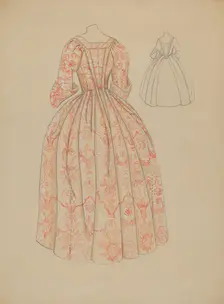 Dress, c. 1936. Creator: Dorothy Gernon