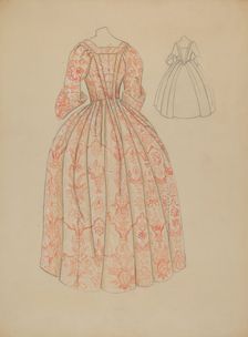 Dress, c. 1936. Creator: Dorothy Gernon