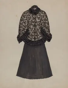 Dress, c. 1936. Creator: Evelyn Bailey