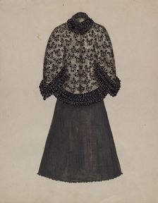 Dress, c. 1936. Creator: Evelyn Bailey