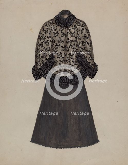 Dress, c. 1936. Creator: Evelyn Bailey.