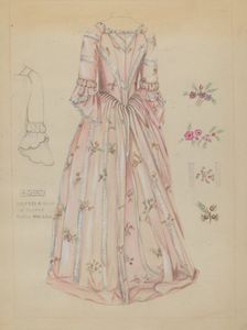 Dress, c. 1936. Creator: Fanchon Larzelere