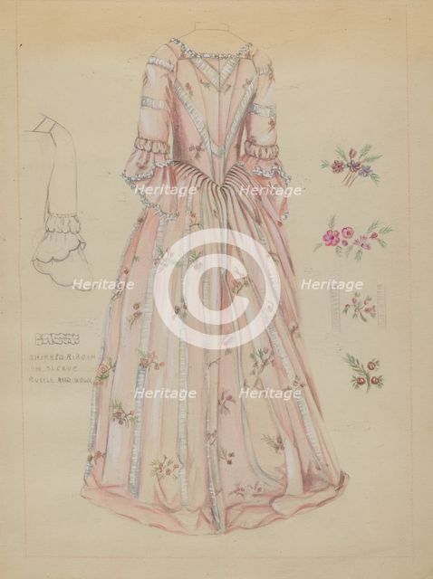 Dress, c. 1936. Creator: Fanchon Larzelere.
