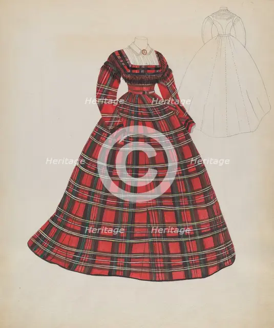 Dress, c. 1936. Creator: Hedwig Emanuel.
