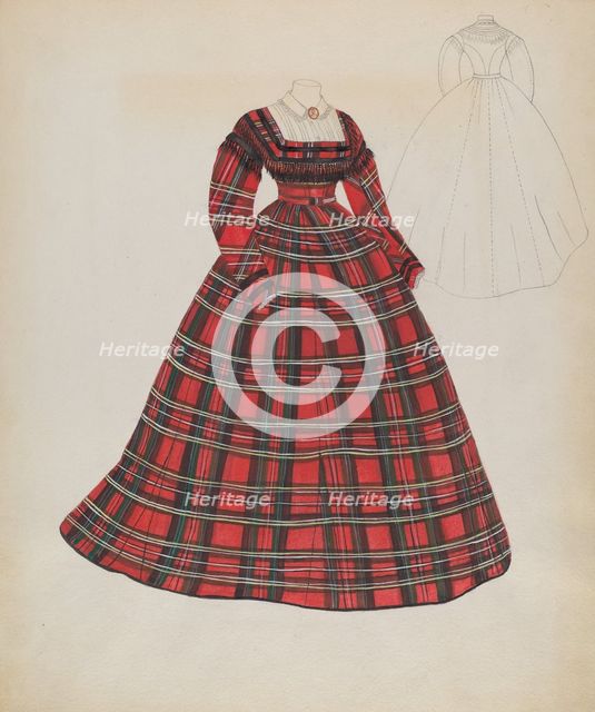 Dress, c. 1936. Creator: Hedwig Emanuel.