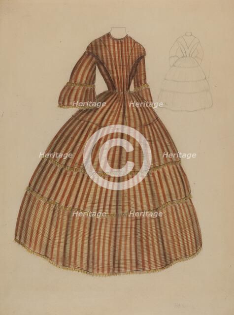 Dress, c. 1936. Creator: Herbert Marsh.