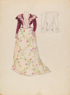 Dress, c. 1936. Creator: Jean Gordon