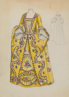 Dress, c. 1936. Creator: Jean Peszel