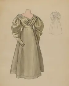 Dress, c. 1936. Creator: Jean Peszel