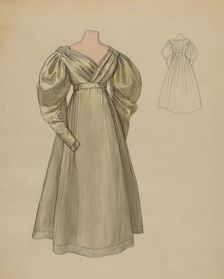 Dress, c. 1936. Creator: Jean Peszel