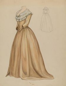 Dress, c. 1936. Creator: Jean Peszel