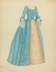 Dress, c. 1936. Creator: Jean Peszel
