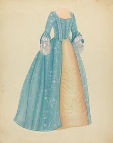 Dress, c. 1936. Creator: Jean Peszel