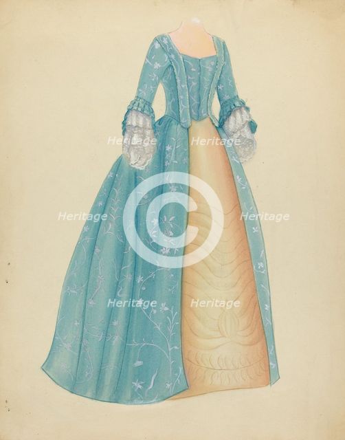 Dress, c. 1936. Creator: Jean Peszel.