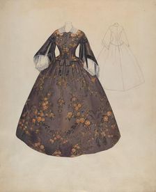 Dress, c. 1936. Creator: Jean Peszel