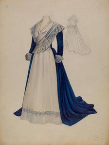 Dress, c. 1936. Creator: Jean Peszel