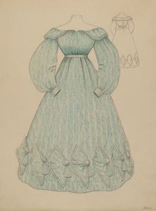 Dress, c. 1936. Creator: Jessie M. Benge