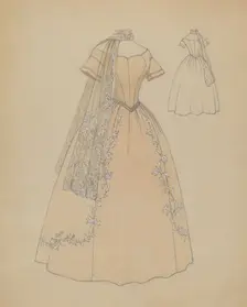Dress, c. 1936. Creator: Jessie M. Benge