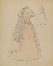 Dress, c. 1936. Creator: Jessie M. Benge